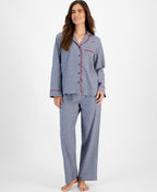 Charter Club Pajama Set – Blue Gingham