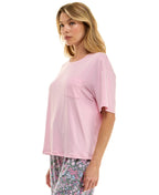 Roudelain Pajama Top – Pink