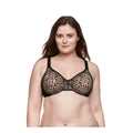 Olga Minimizer Underwire Bra – Black