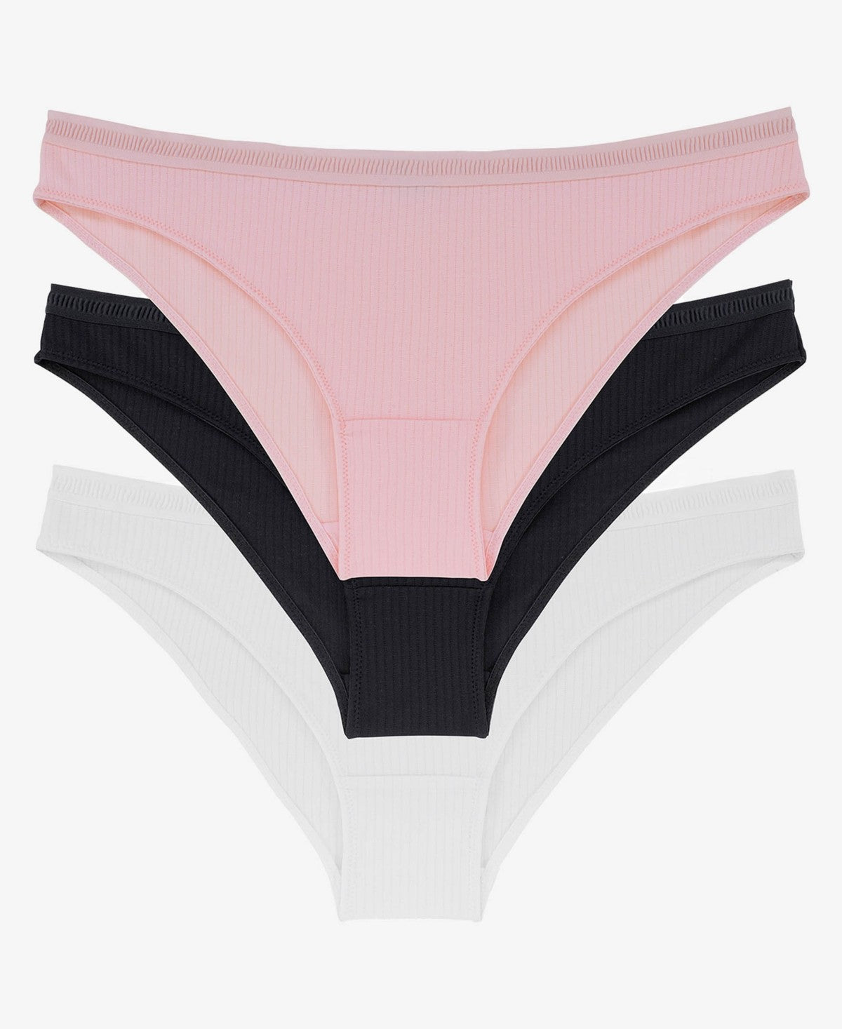 Dorina Bikini Panty Set – Pink/Black/White