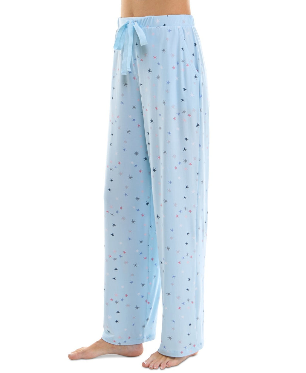Jaclyn Printed Pajama Set – Blue