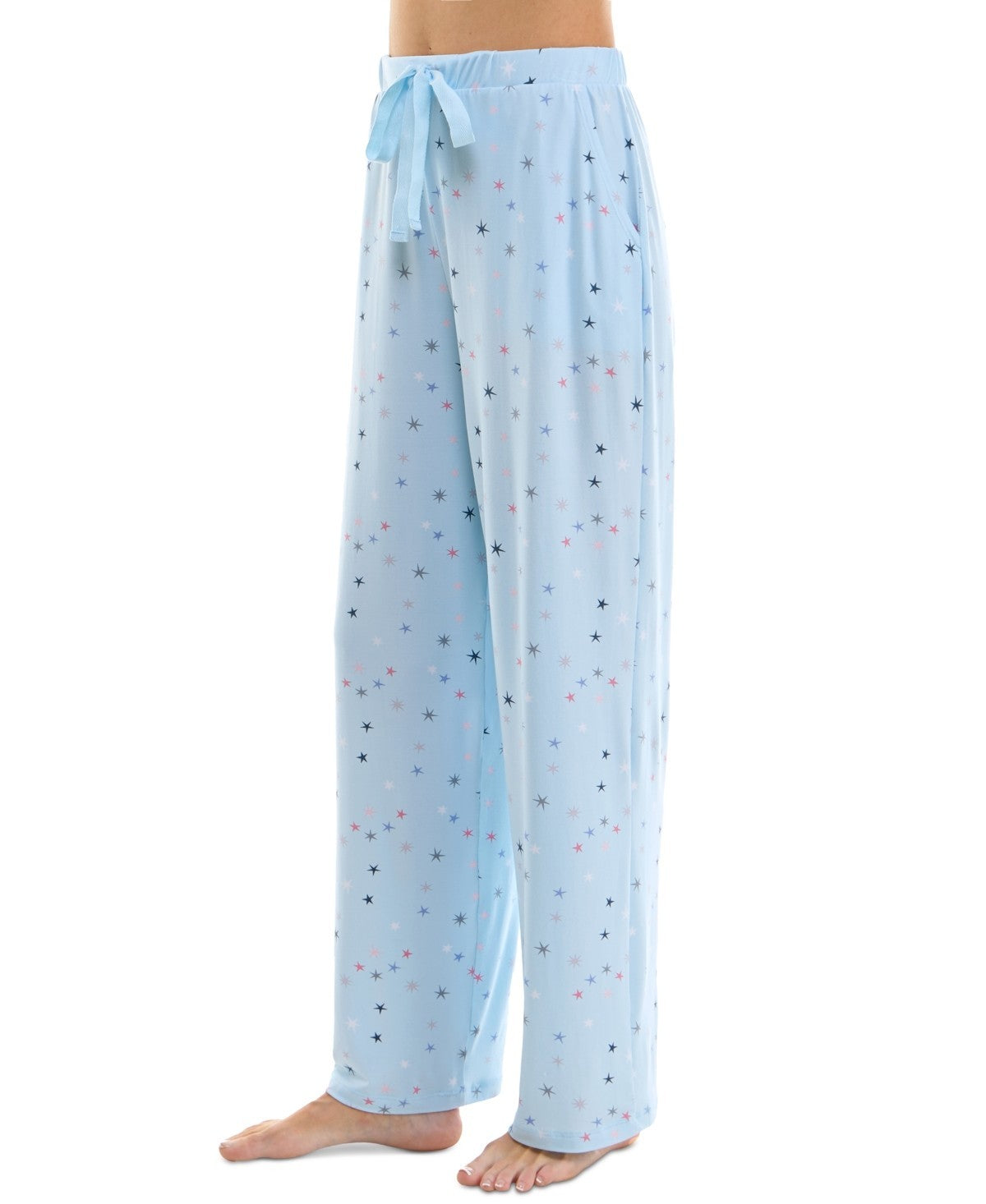 Jaclyn Printed Pajama Set – Blue