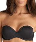 Vanity Fair Gel Touch Strapless Push-Up Bra – Black