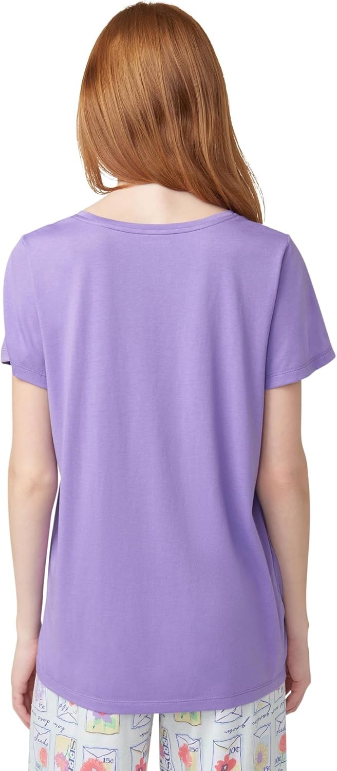 HUE Sleep Tee – Paisley Purple