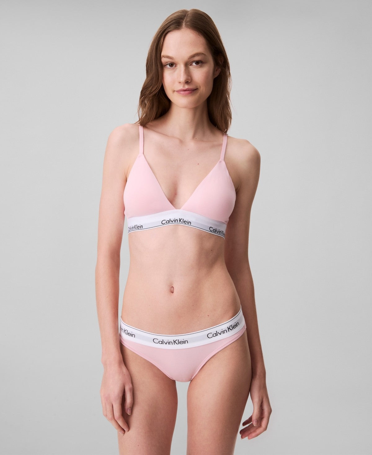 Calvin Klein Lightly Lined Wireless Bralette – Pink