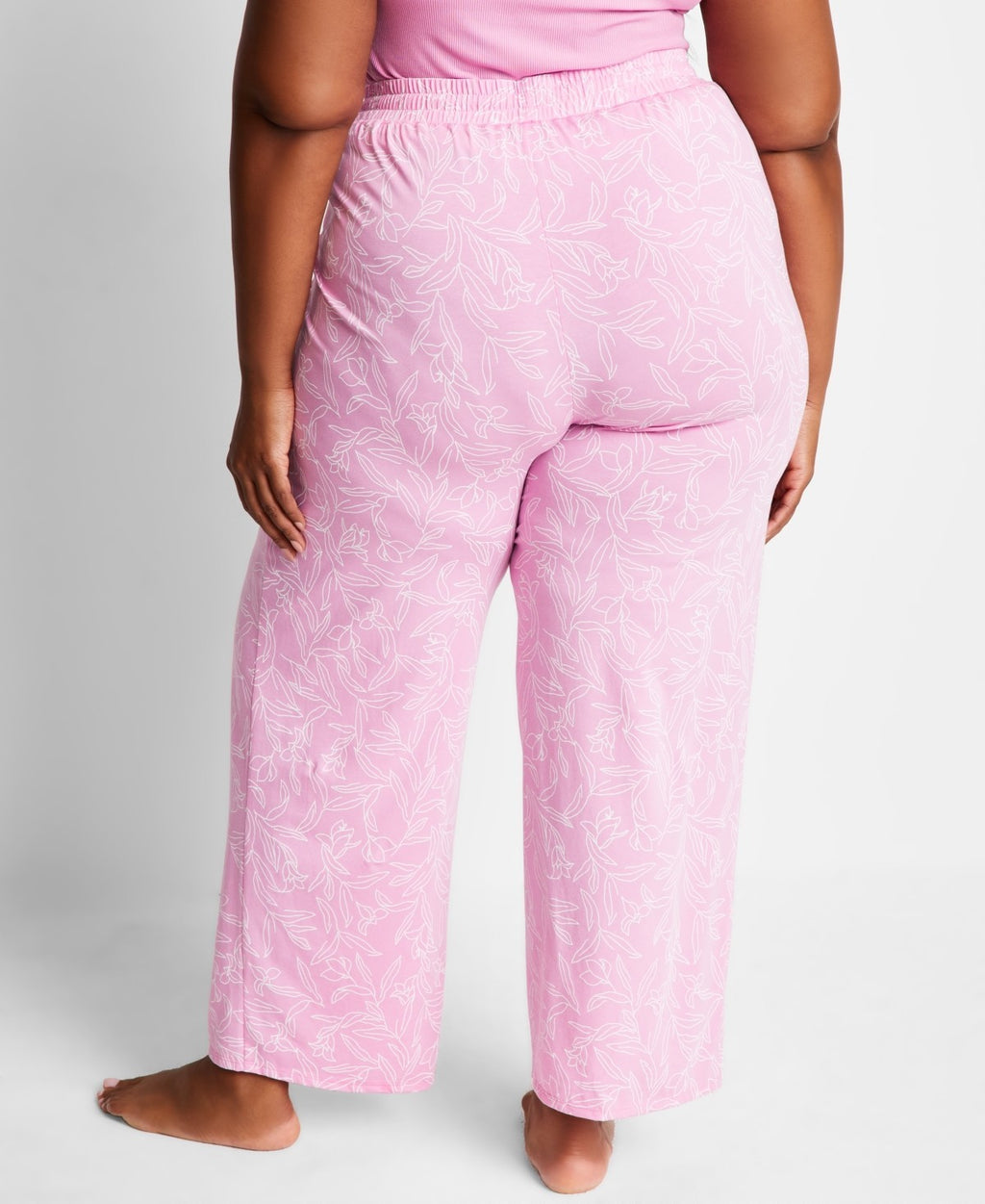 State of Day Printed Pajama Set – Pink