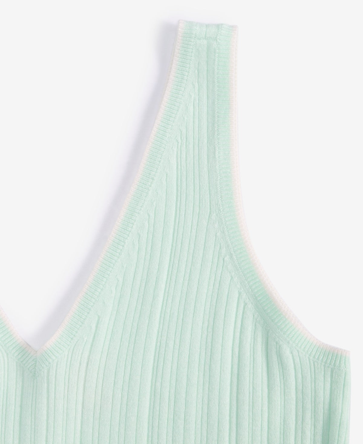 State of Day Ribbed Sweater-Knit Pajama Set – Light Green