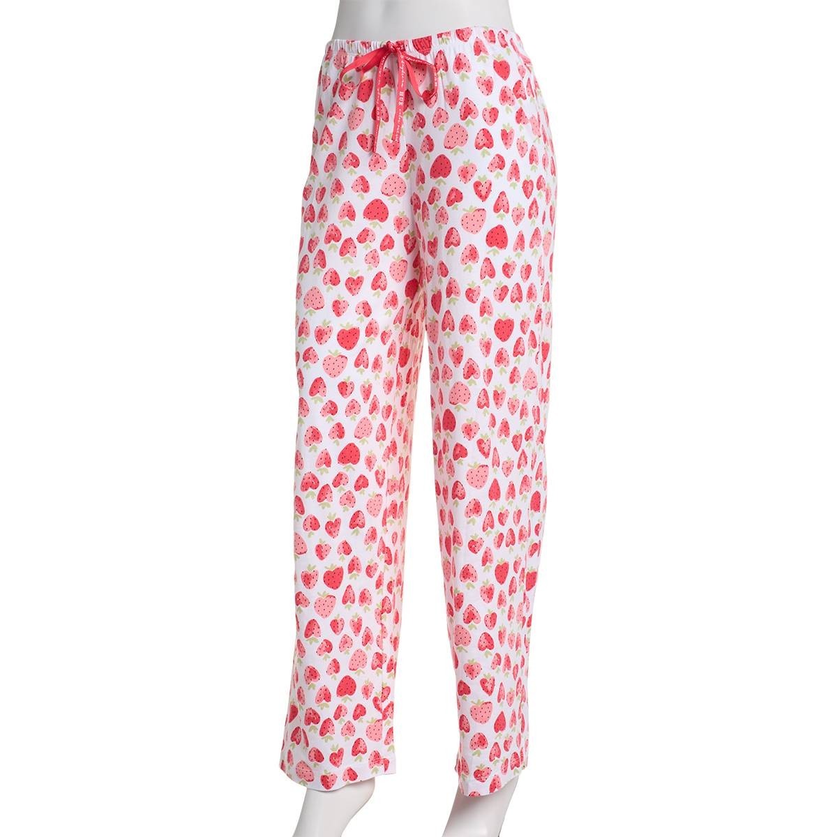 HUE Pajama Separates – Beige Strawberries