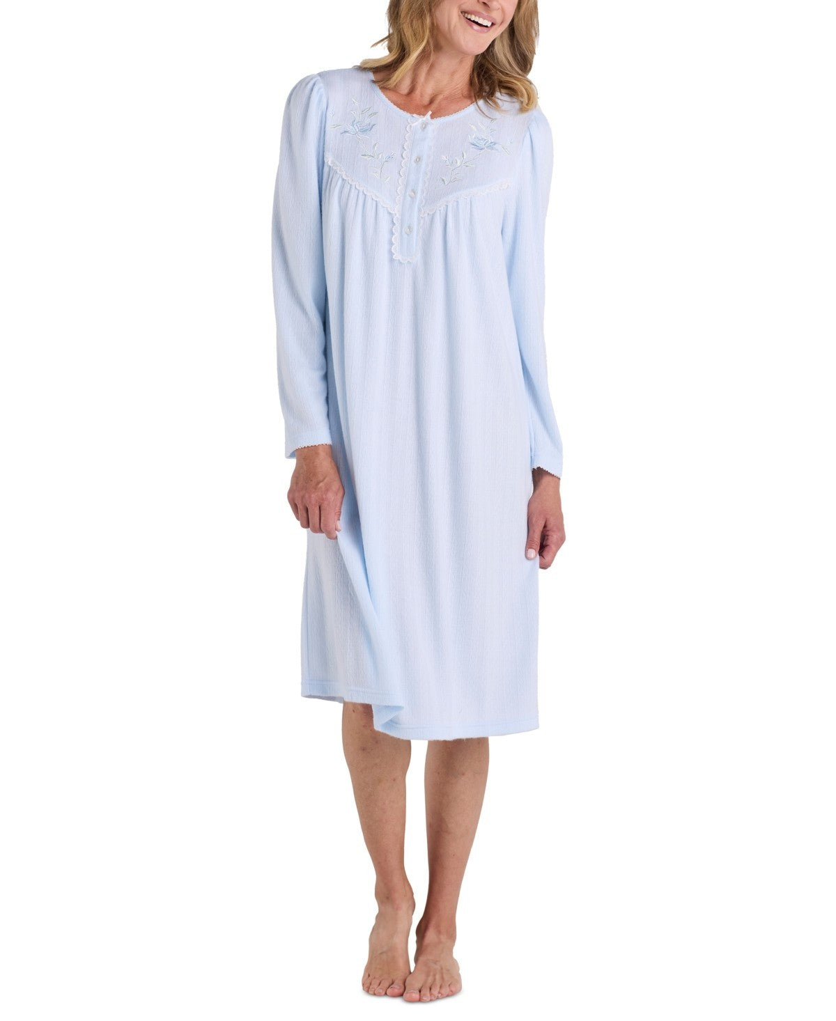Miss Elaine Pajama Set – Light Blue