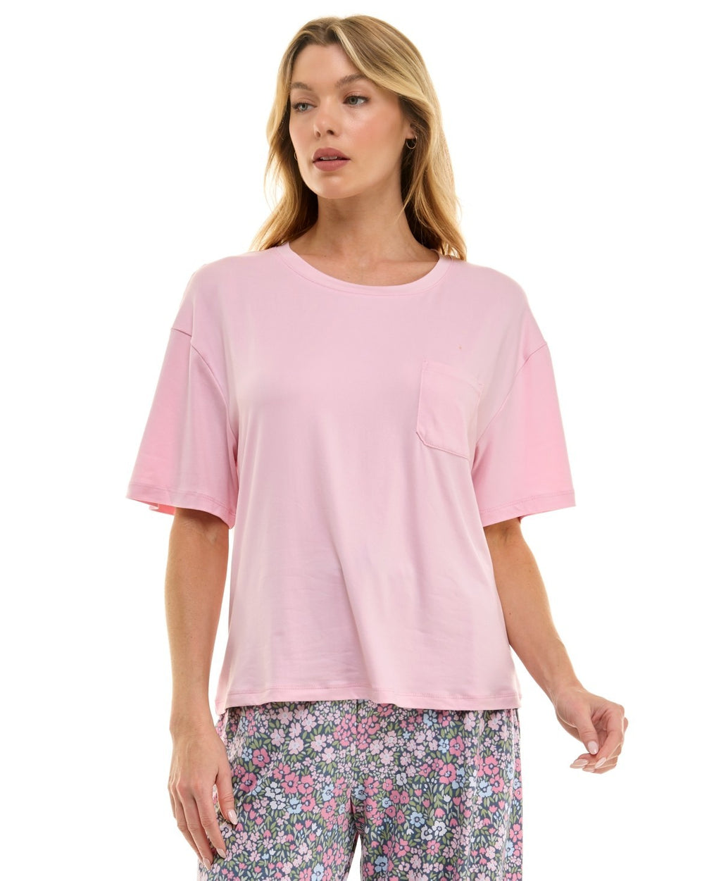 Roudelain Pajama Top – Pink