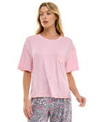 Roudelain Pajama Top – Pink
