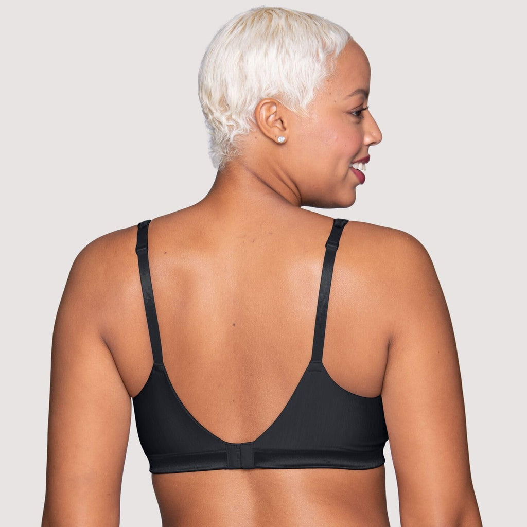 Vanity Fair Full Coverage Wireless Bra – Black
