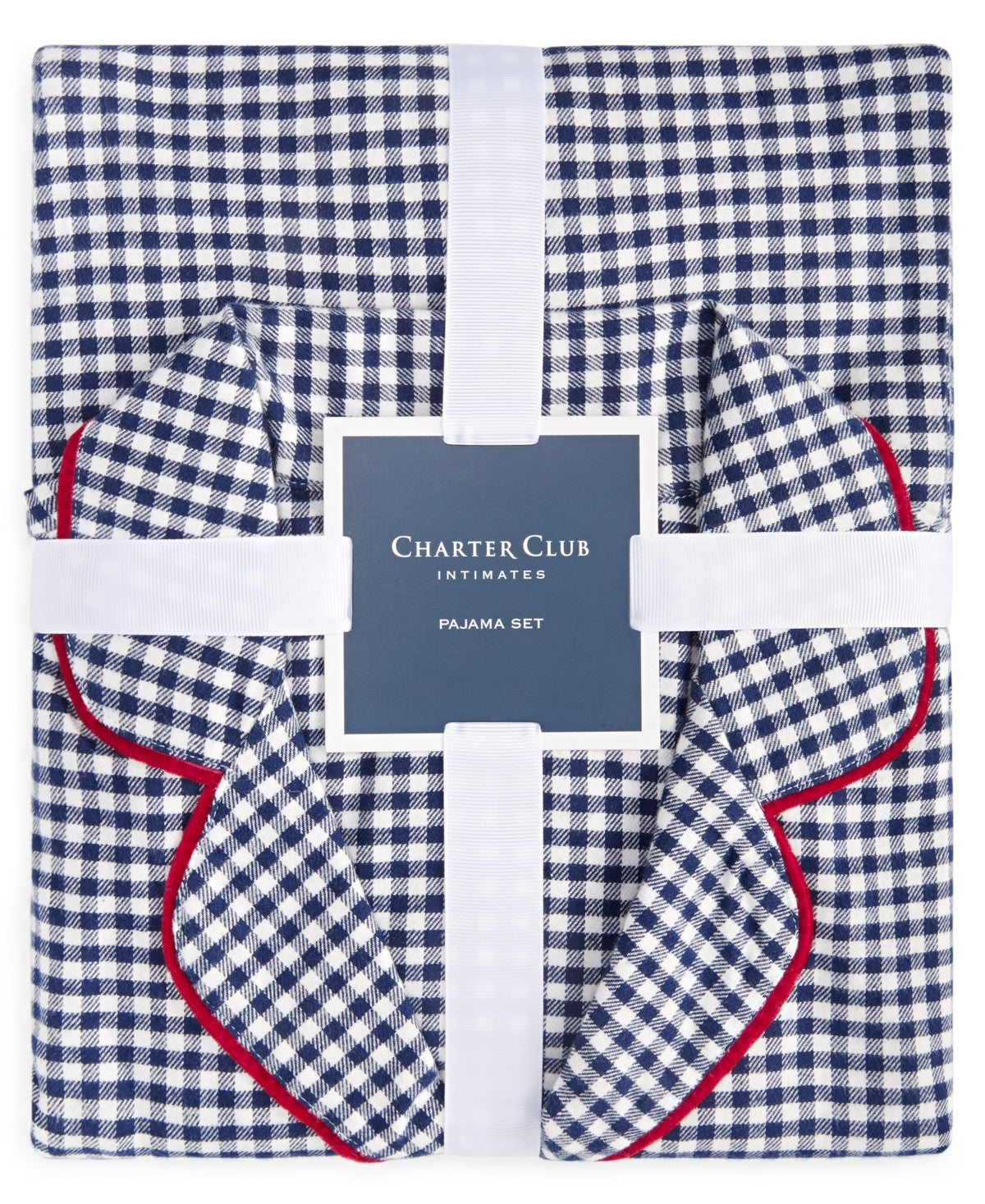 Charter Club Pajama Set – Blue Gingham